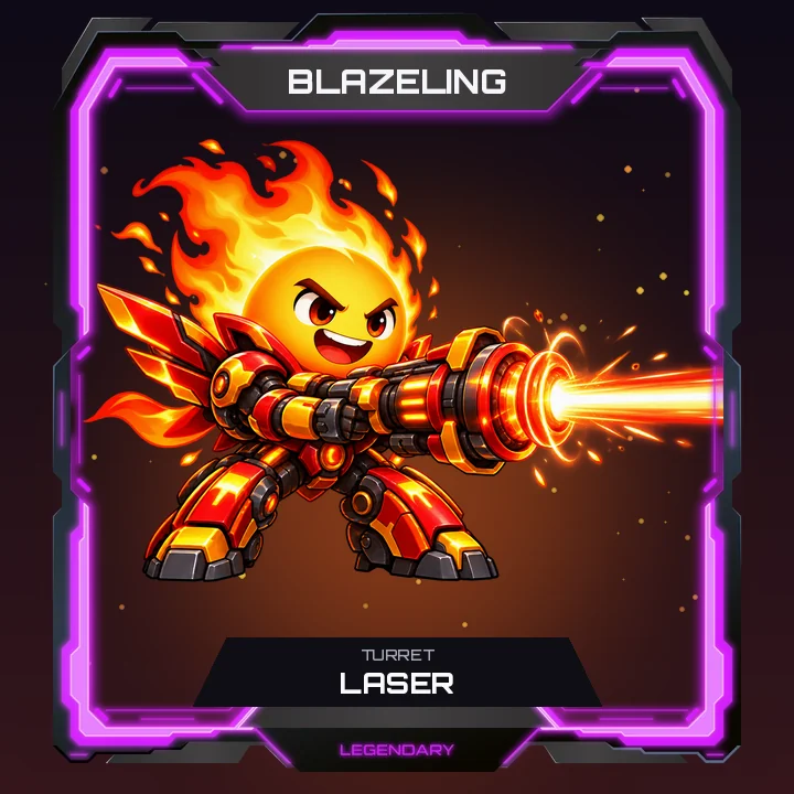 Blazeling Laser card
