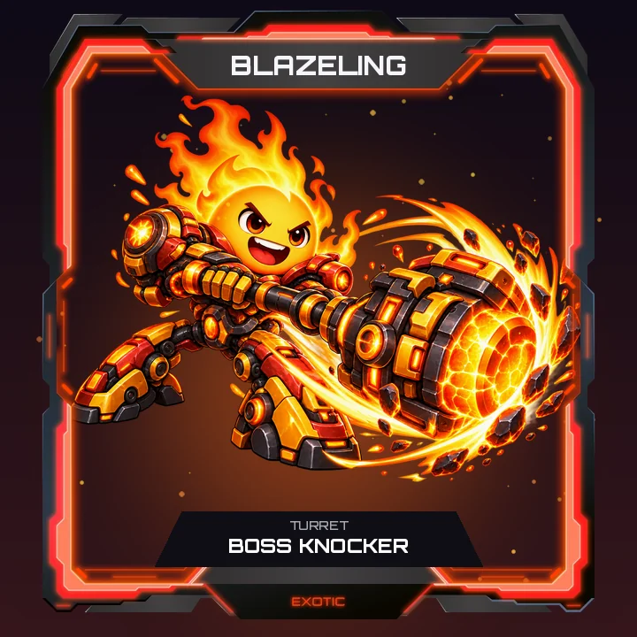 Blazeling Boss Knocker card