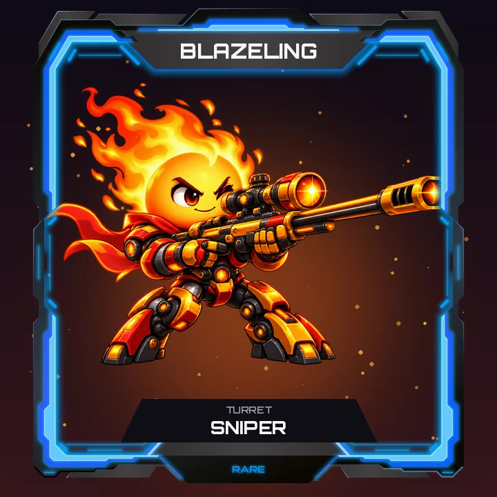 Blazeling Sniper card